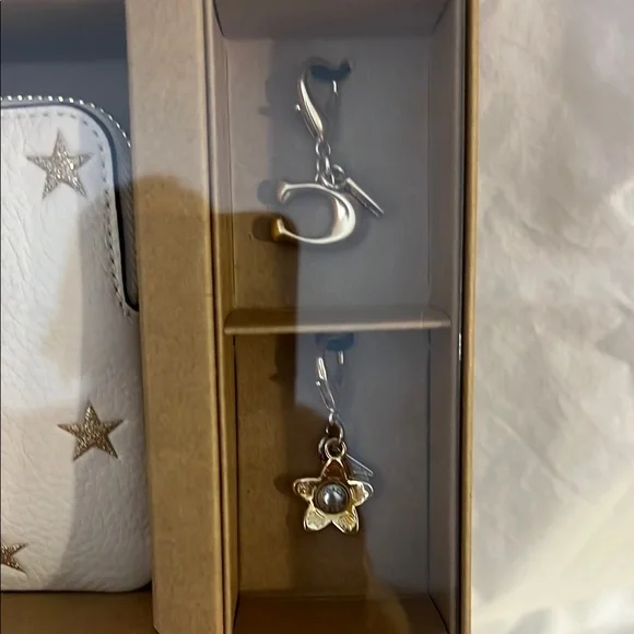 Coach Ivory Star-Studded Wristlet - Picture 2 of 4